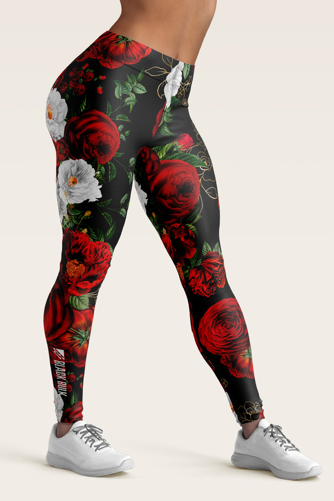 Dark Floral Leggings